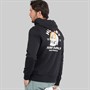 Hurley Sweat à Capuche Œil de flammes Homme Noir