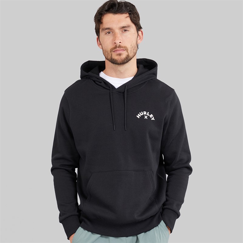 Hurley Sweat à Capuche Œil de flammes Homme Noir