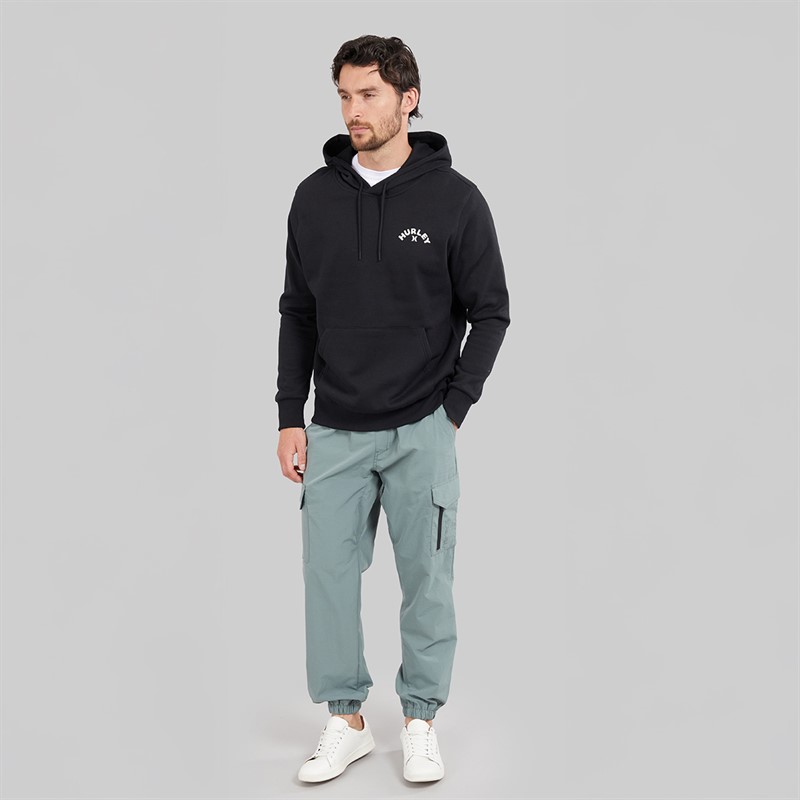 Hurley Sweat à Capuche Œil de flammes Homme Noir