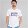 Hurley T-shirt graphique traditionnel Homme Blanc