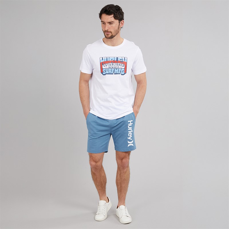 Hurley T-shirt graphique traditionnel Homme Blanc