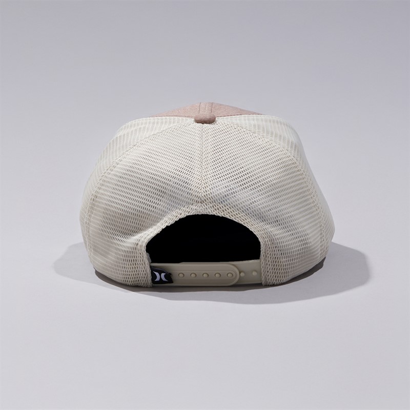 Hurley Mens Warner Adjustable Trucker Cap Medium Brown