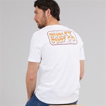 Hurley Herren Wild Rider Grafik T-Shirt White Traditional