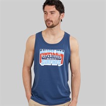 Hurley Herren Cru Grafik Weste Industrial Blue