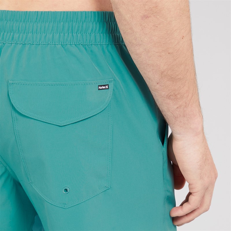 Hurley Shorts de bain volley Homme uni Vapor Green