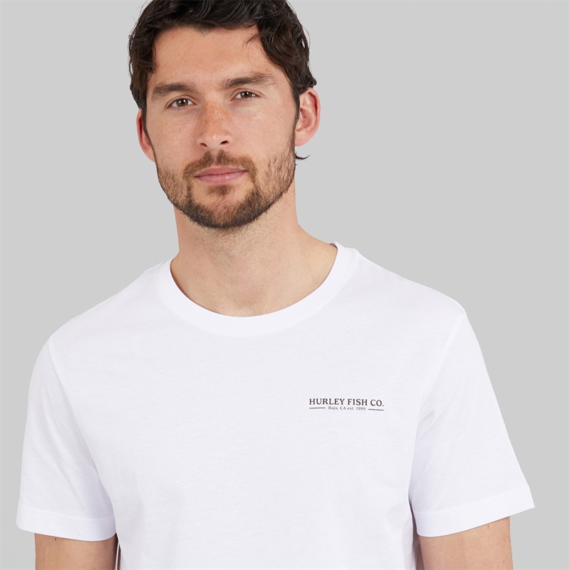 Hurley T-shirt graphique Mahi Homme White Traditional