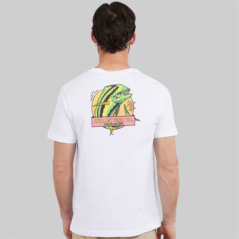 Hurley T-shirt graphique Mahi Homme White Traditional