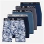 Hurley Mens Five Pack Boxer Briefs Bright Blue