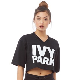 Ivy Park Dames Logo Crop T Shirt Zwart ivy park kopen in de aanbieding Ivy Park Dames Logo Crop T Shirt Zwart ivy park kopen in de aanbieding