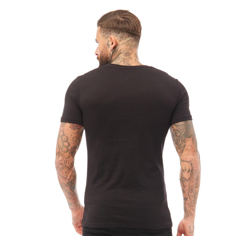 Iconico Couture Mens Global T-Shirt Black