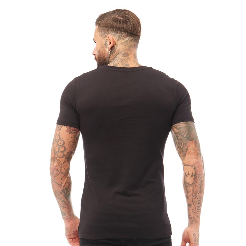 Iconico Couture Mens Tripple T-Shirt Black