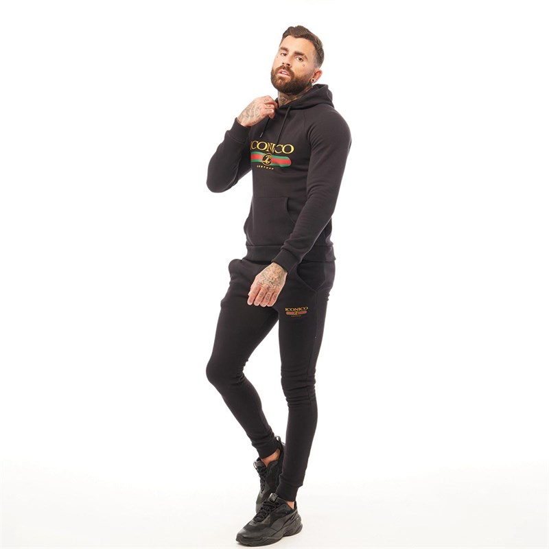 Iconico Couture Mens Destination Oth Hoodie Black