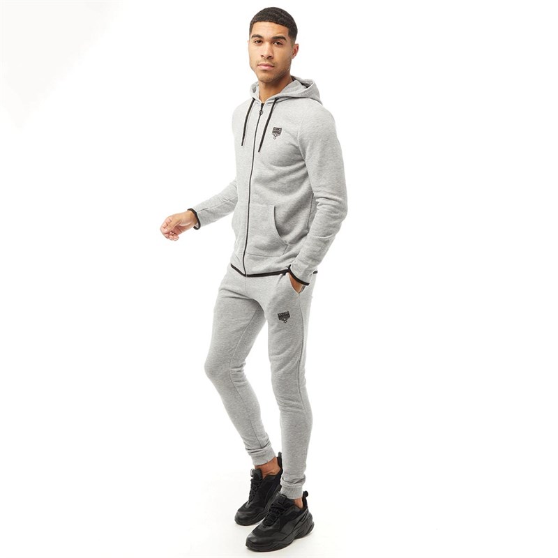 Buy Iconico Couture Mens Eagle Tracksuit Light Grey Melange