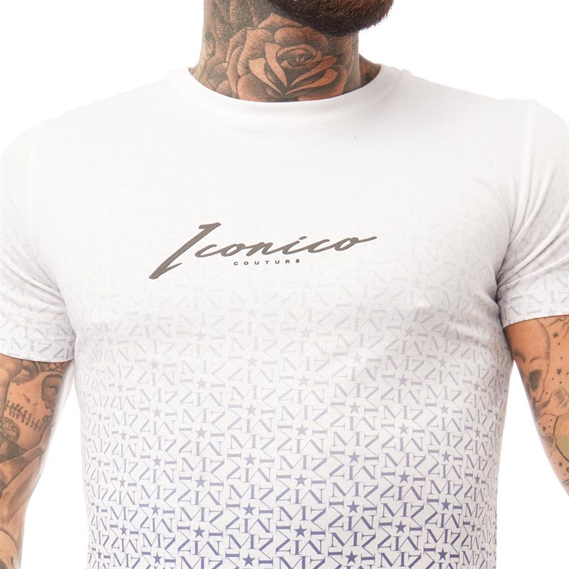 Buy Iconico Couture Mens Preem T-Shirt White