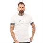Iconico Couture Mens Cuffs T-Shirt White