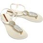 Ipanema Womens Elegant Crystal Sandals Pearl/Ivory