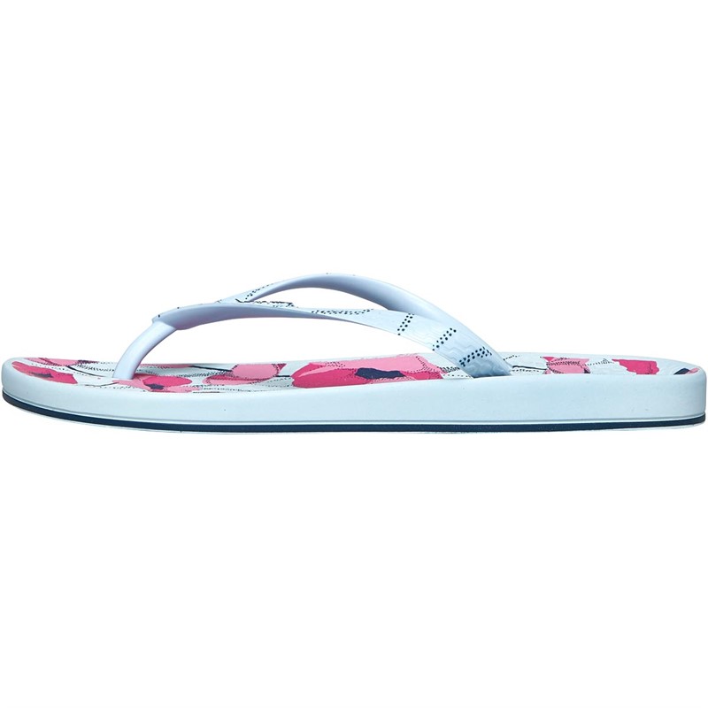 Ipanema Womens Anatomic Nature Flip Flops Petal/Sky