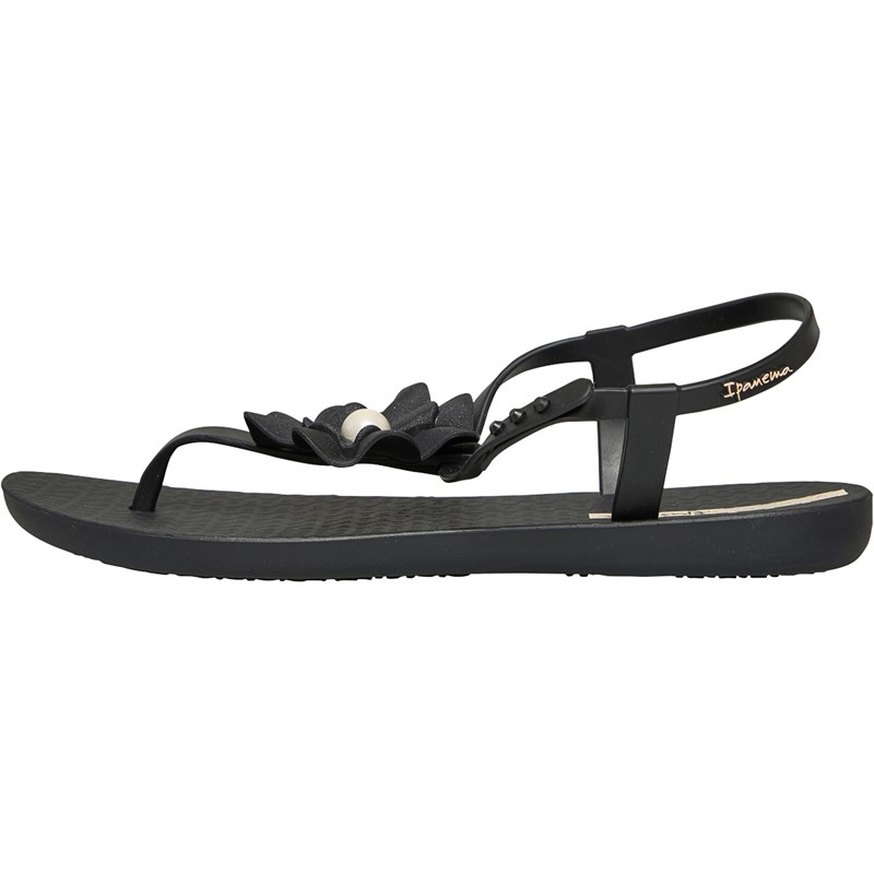 Ipanema Womens Flora Sandals Black Pearl