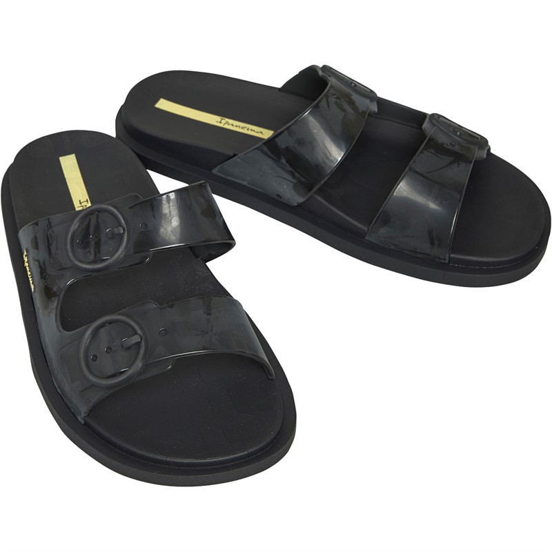 Ipanema Womens Follow Sliders Black