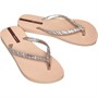 Ipanema Womens Exuberance Chrome Flip Flops Rose Gold
