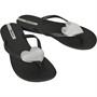 Ipanema Womens Maxi Heart Sandals Silver/Black Dots