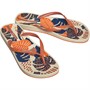 Ipanema Womens Anatomic Nature Art Flip Flops Orange