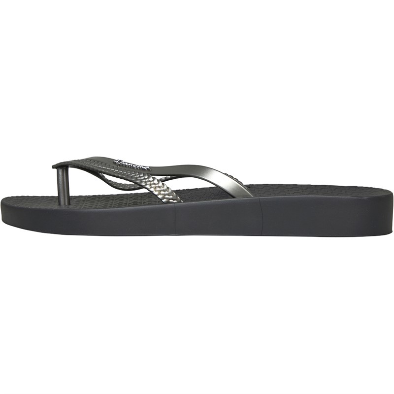 Ipanema Womens Bossa Soft Flip Flops Black