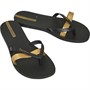 Ipanema Womens Kirei 21 Flip Flops Black/Gold