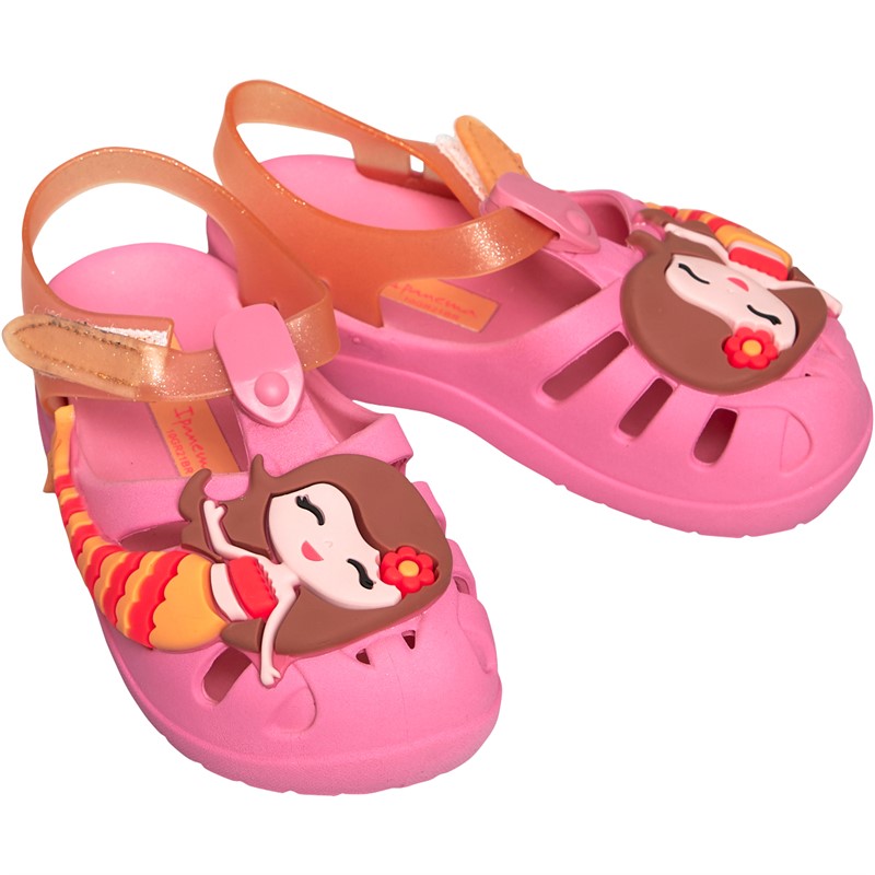 Ipanema Girls Summer Ocean Sandals Pink