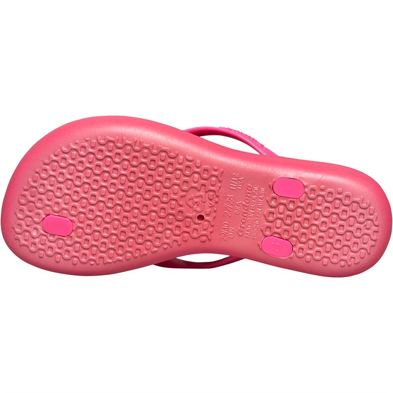 Ipanema Junior Girls Maxi Heart Sandals Pink Dot