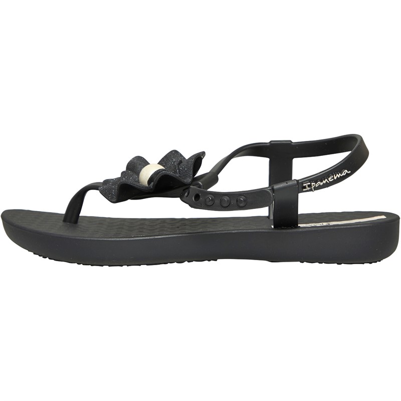 Ipanema Girls Flora Sandals Black