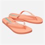Ipanema Womens Power Glitter Flip Flops Coral Glitter