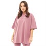 IL SARTO Womens Oversized Fit T-Shirt Purple