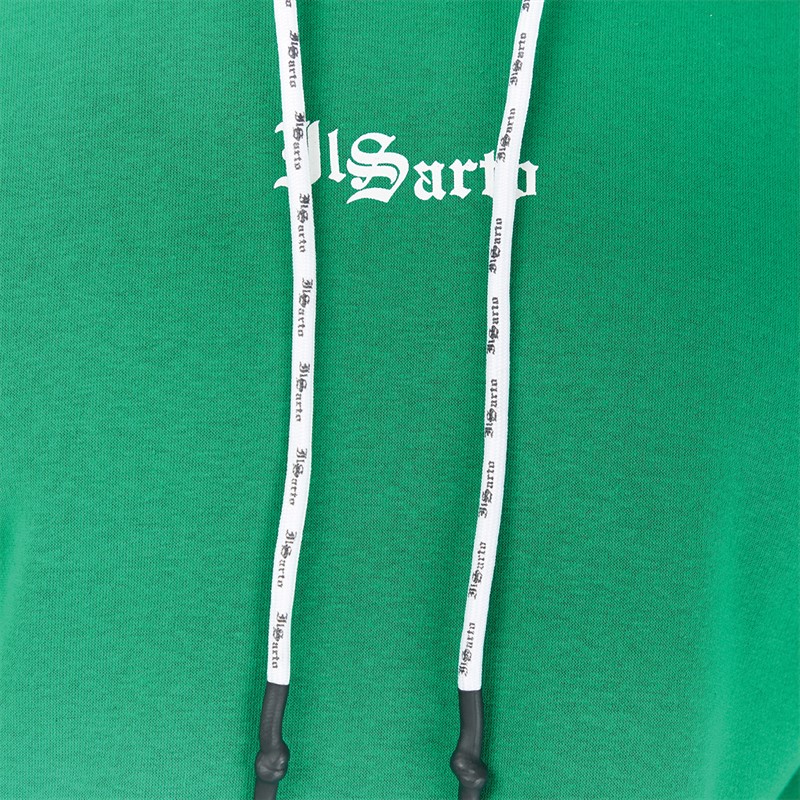 IL SARTO Mens Gothic Logo Joggers Green