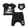 DiSNEY Baby Kleinkind Infant Mickey Mouse Rockstart Babykleidung Schwarz