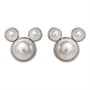 DiSNEY Dame Disney Mickey & Minnie Earrings Smykker Sølv