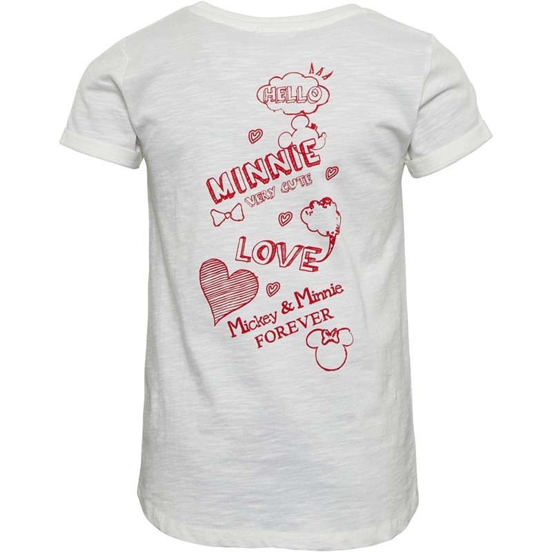 DiSNEY Børn Minnie Mouse T-shirts Hvid