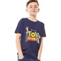 Disney Boys Buzz And Woody Logo T-Shirt Navy