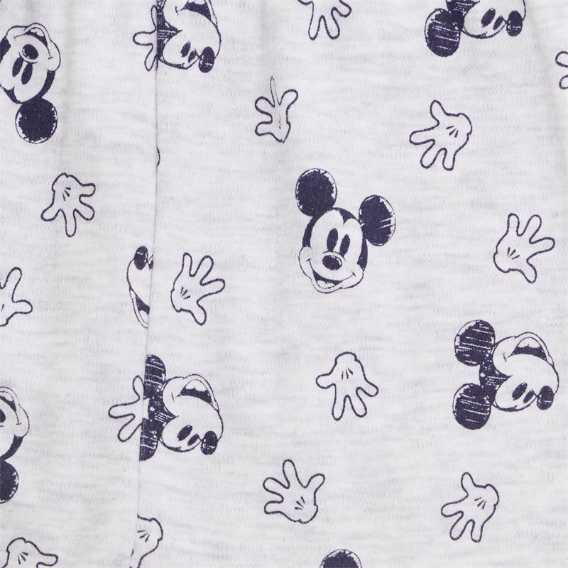 Disney Boys Mickey Mouse Bodysuit Jogger Hat And Socks Set White