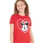 Disney Girls Love Kiss T-Shirt Red