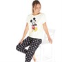 Disney Womens Mickey Timeless Basic Pyjama Set Multi