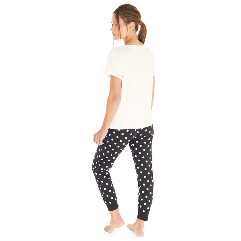 Disney Womens Mickey Timeless Basic Pyjama Set Multi