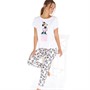 Disney Womens Good Vibes Minnie Basic Pyjama Set Multi