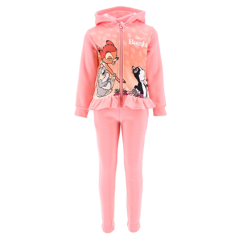 DiSNEY Meisjes Disney Bambi Trainingspakken Roze