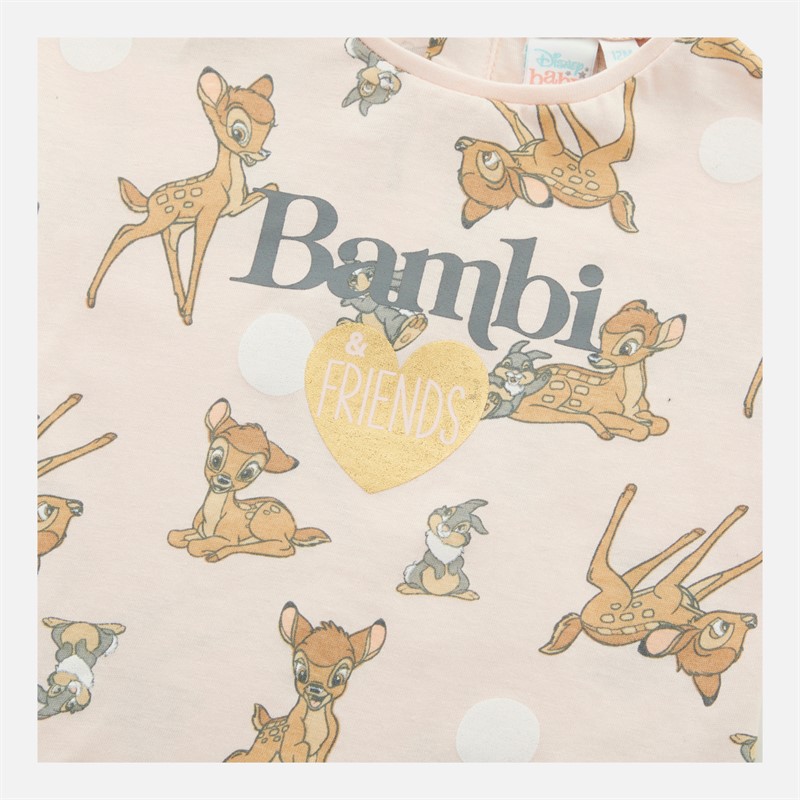 DiSNEY Piger Disney Bambi T-shirts Lyserød