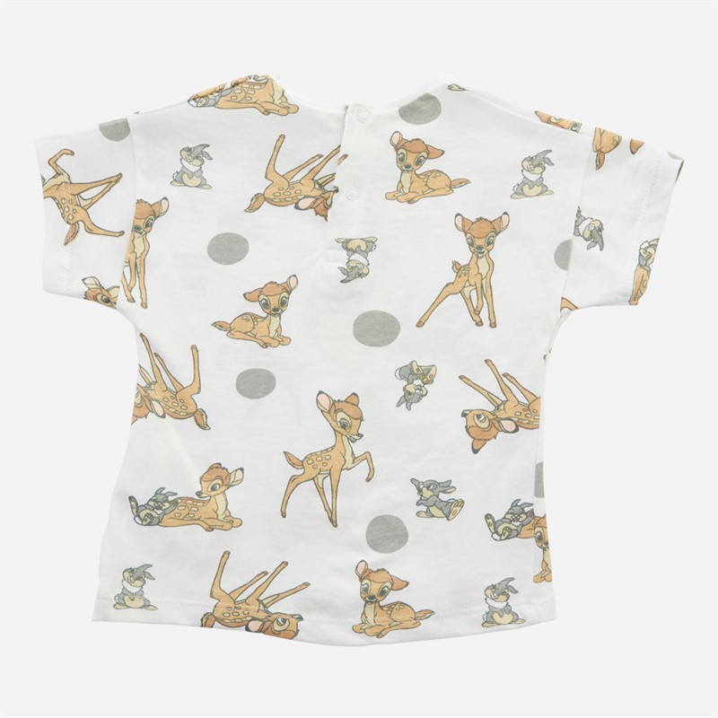 DiSNEY Piger Disney Bambi T-shirts Hvid