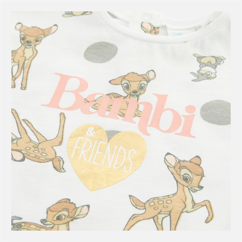 DiSNEY Piger Disney Bambi T-shirts Hvid