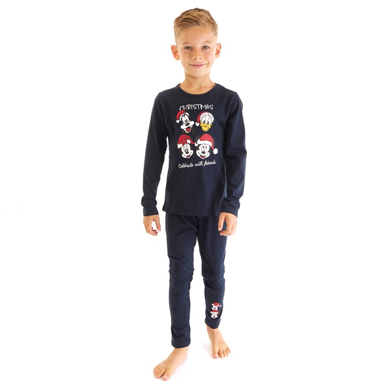 Disney Boys Aspen Long Sleeve Pyjamas Dark Sapphire