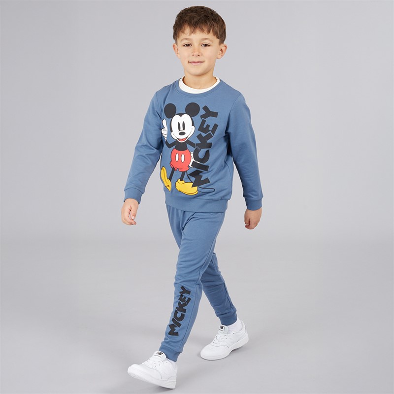 Disney Junge Mickey Mouse Ahne Trainingsanzug Set Blau