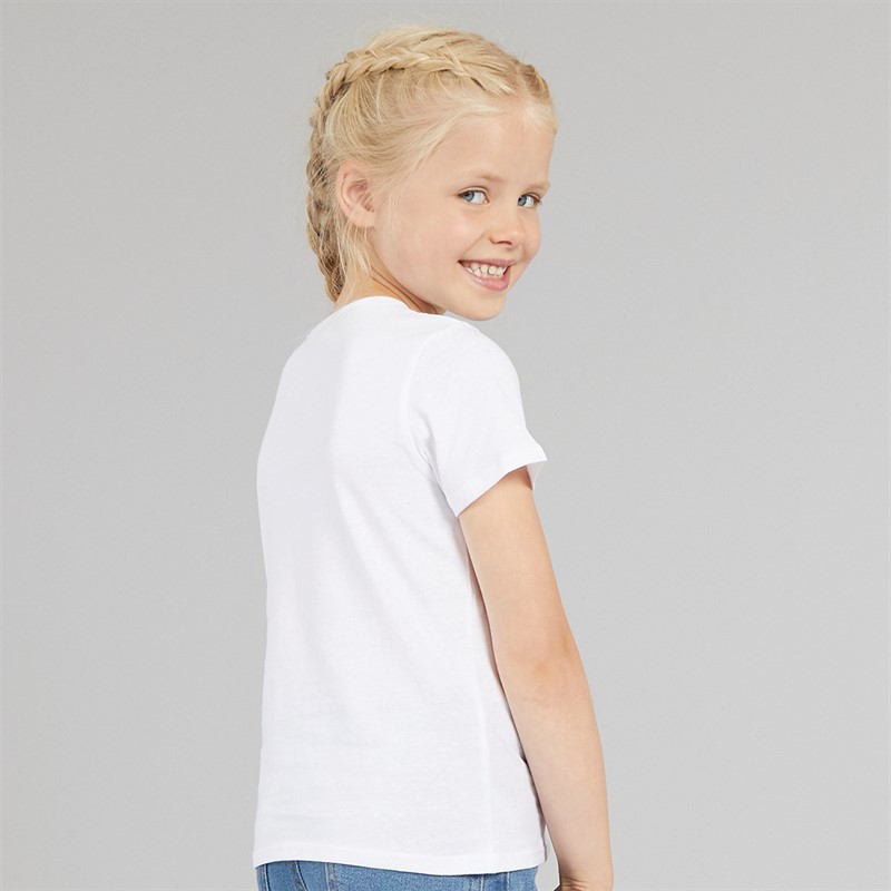 Disney Girls Kydi Wish Three Pack T-Shirts Pink/Bright White/Orchid Bloom